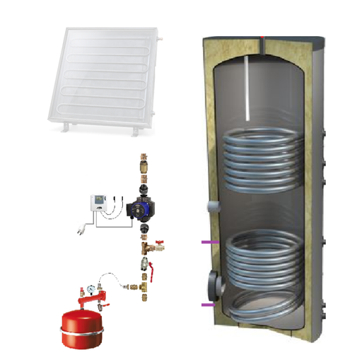 Base Pack Chauffe-eau solaire individuel 150L