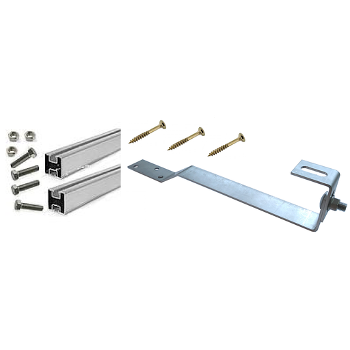 [FixTh1L1CTM2] Fixations panneaux thermiques 2m² 1L1C pour Tuiles Mécaniques